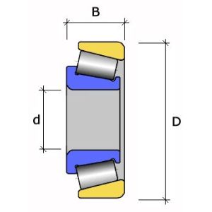 Подшипник Конический LM603049/11 (KOYO) 45*78*21