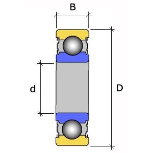 Подшипник Шариковый HUB195-7 (NTN)  (1/4)
