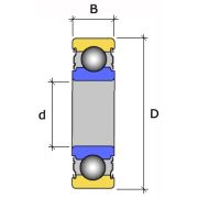 Подшипник Шариковый B20-151T1XDDWCM (NSK) 20*52*16